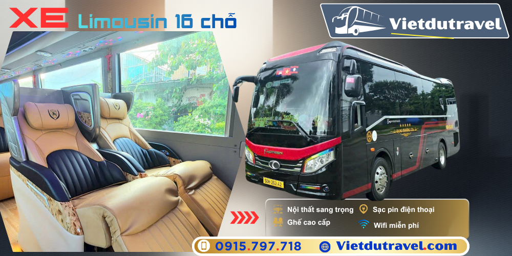 Cho thuê xe 16 chỗ Limousine Cho thuê xe 16 chỗ Limousine
