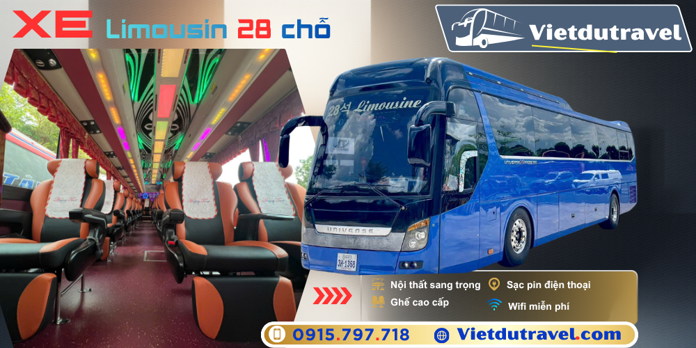 Cho thuê xe 28 chỗ linousine