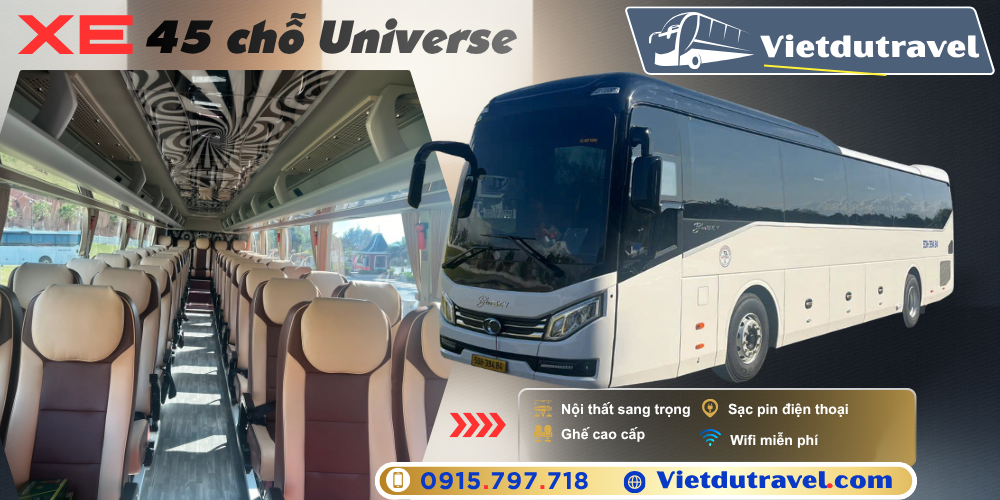 Cho thuê xe 45 chỗ Universe Cho thuê xe 45 chỗ Universe