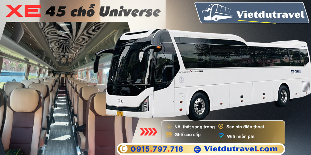 Cho thuê xe 45 chỗ Universe Cho thuê xe 45 chỗ Universe