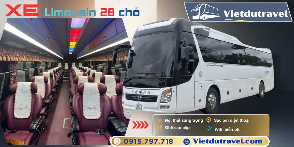 Cho thuê xe 28 chỗ linousine