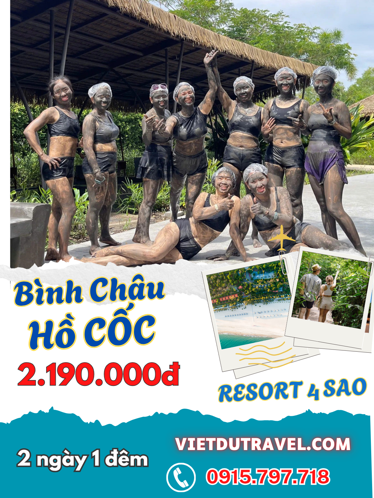Tour Bình Châu Hồ Cốc 2 ngày 1 đêm