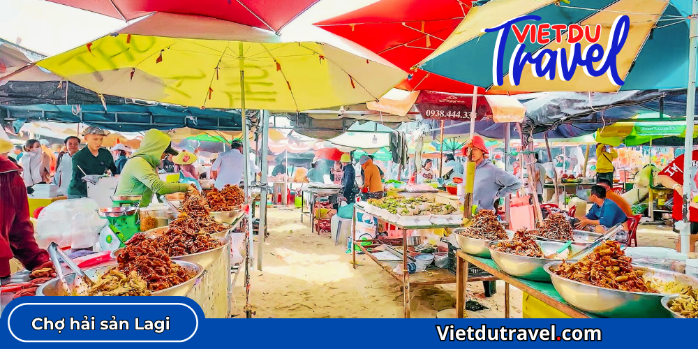Chợ hải sản Lagi - nơi tinh hoa biển cả hội tụ Cho hai san Lagi 3