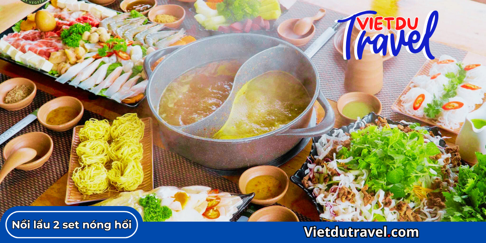 Review Leguda Buffet Rau Đà Lạt - Tất tần tật về giá vé, địa chỉ, và kinh nghiệm thưởng thức buffet Rau 2026 Leguda Buffet Rau Da Lat 4