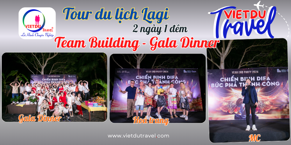 Tour du lịch Lagi 2 ngày 1 đêm - Team Building và Gala Dinner Tour du lịch Lagi 2 ngày 1 đêm